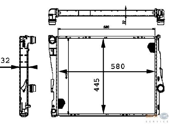 RADYATÖR E-46 OTOMATİK(CR458000P)
