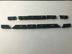 BMW 5 SERİ F10 KALORİFER PANELİ DÜĞME TAKIMI 11 ADET 61319313922