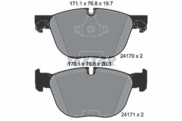 BMW BALATA E70 ÖN 34116852253
